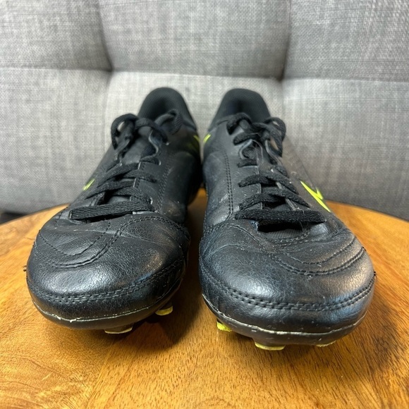 399. Nike JR Tiempo Legend 9 Club FG/MG Black-Volt 1Y - Picture 2 of 5